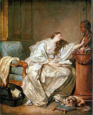Jean Baptiste Greuze Inconsolable Widow Norge oil painting art